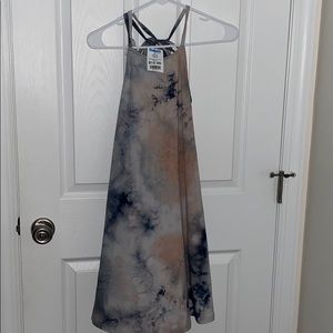 Tye-dye tank top dress from Wallflower.